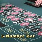 5 number bet roulette